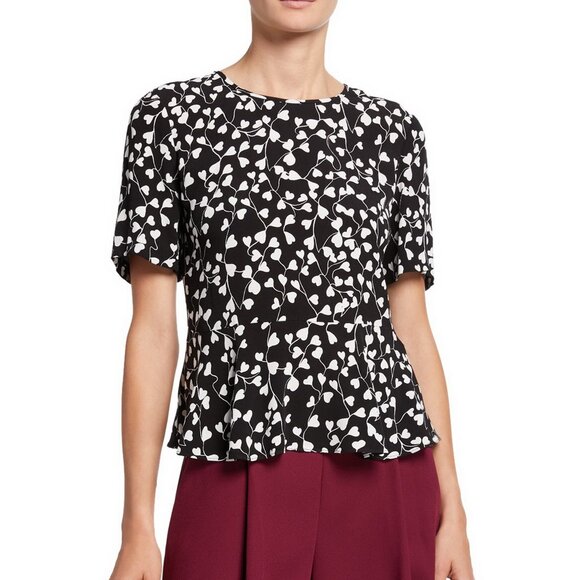 NWT Diane von Furstenberg DVF Peplum Blouse | Top for Work, Dinner, Events - Picture 1 of 13